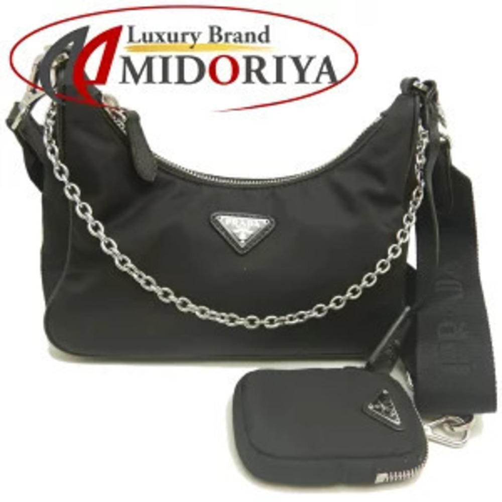 Prada Re Edition Saffiano Re Shoulder Bag Nero Black